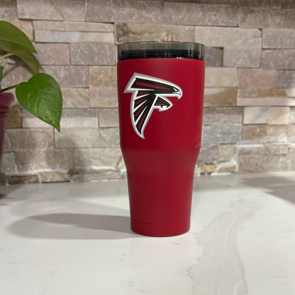 Falcons Red Insulated Travel Tumbler